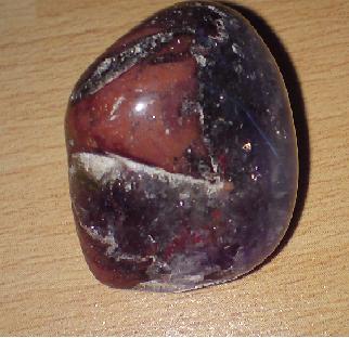 Amethyst-Jaspis-Chimäre Vorderseite