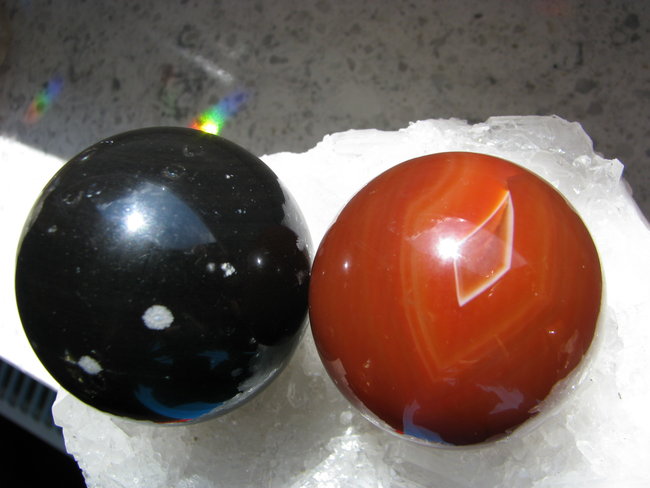 Neuzugänge Karneol und Obsidian