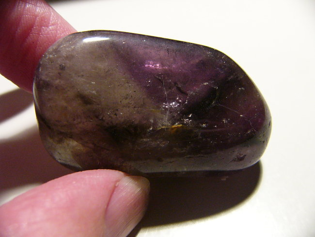 Amethyst mit rauchquarz