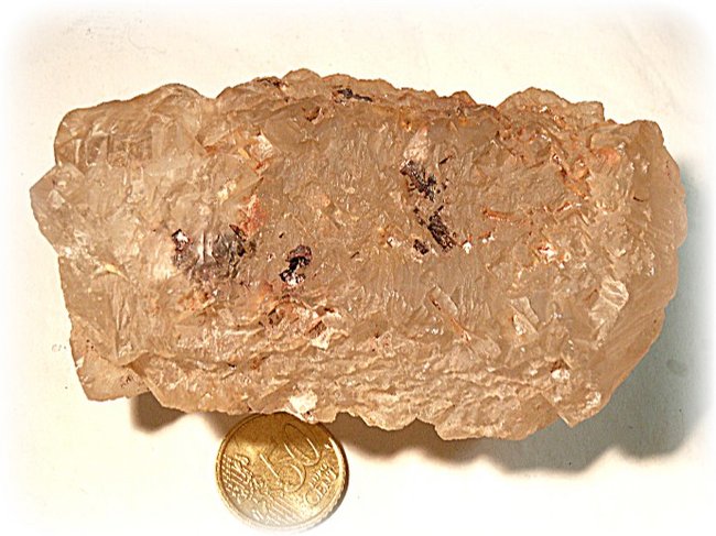 Himalaya Eiskristall oder Nirvana-Quarz-Kristall  530 Gramm 115 x 63 x 57 mm