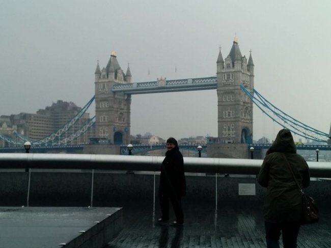 Die Tower Bridge, von der dieses Mal NICHT gespuckt wurde ;)