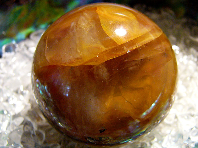 Golden Healer,Bergkristall  mit Limonit