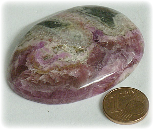 Cobalt-Calcit Cabochon aus Marokko
