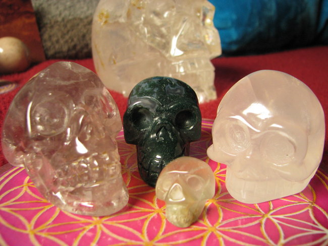 Amethyst, grüner Rutil, Moosachat, Girasol