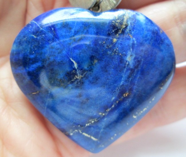 Herzanhänger Lapislazuli