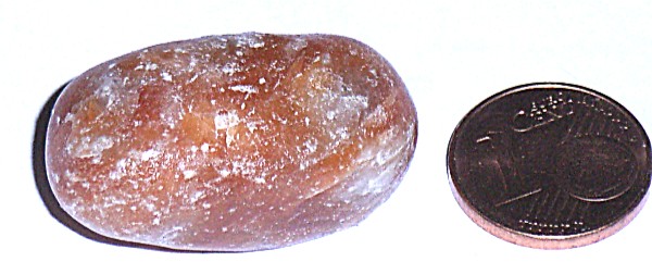 Orchideen - Calcit Trommelstein