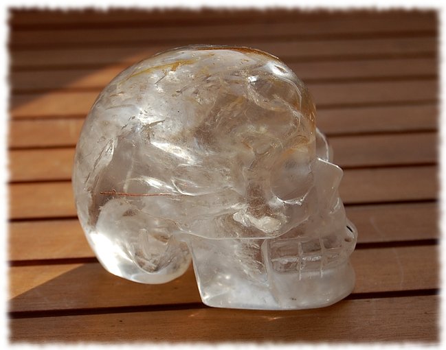 Bergkristall mit Limonit &amp; Rutil