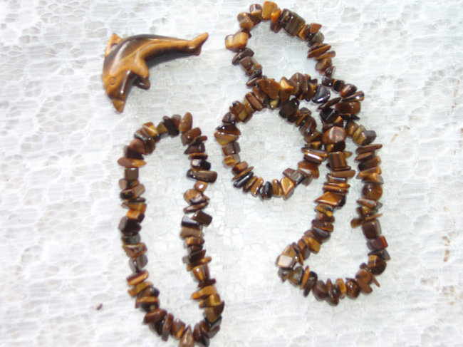 Delfin, Splitterkette und Armband