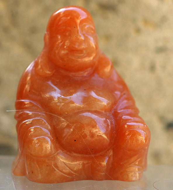 Buddha Aventurin orange