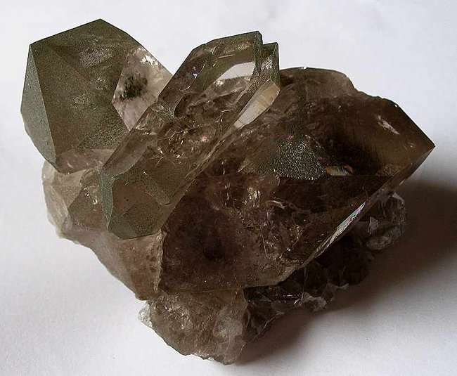 Rauchquarz mit Chlorit