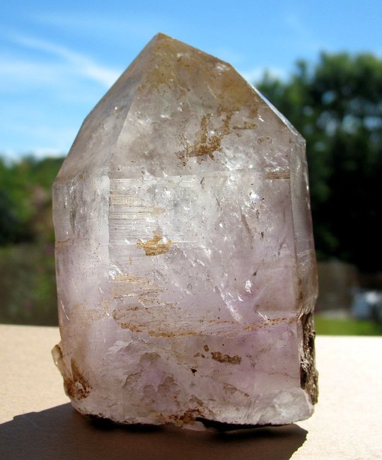 Bergkristall m.Amethyst, Brandberg