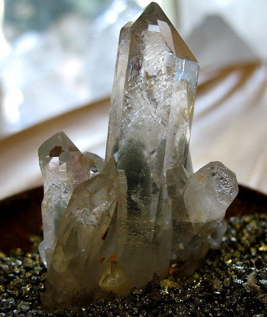 Quarz m. Hedenbergit