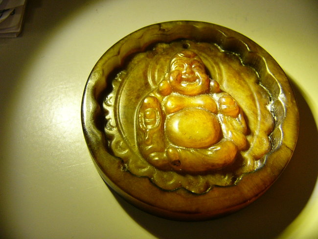 Budda aus? Foto mit Lampenlicht