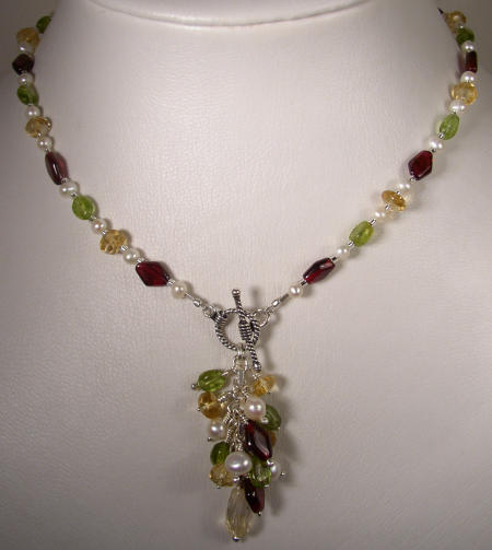 Granat, Peridot, Citrin
