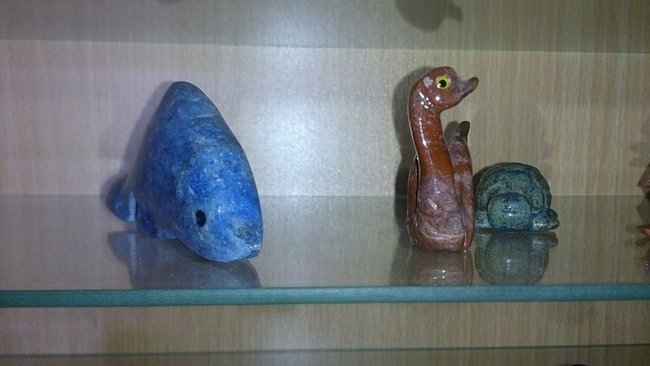 Schwan und Delphin
