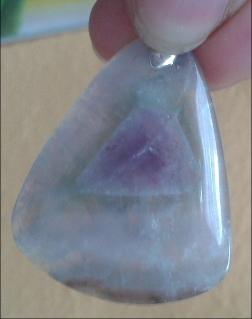 Praseolit-Amethyst