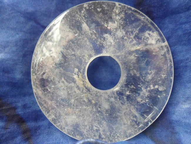 Bergkristall Donut, 50 mm,