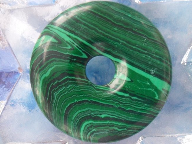 Malachit Donut, 50 mm,