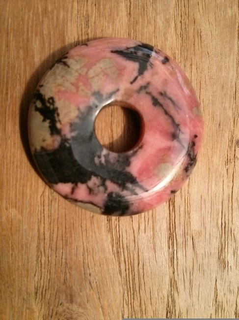 Rhodonitdonut 30 mm