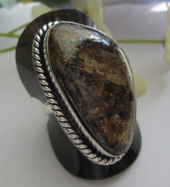 Ring mit Bronzit
