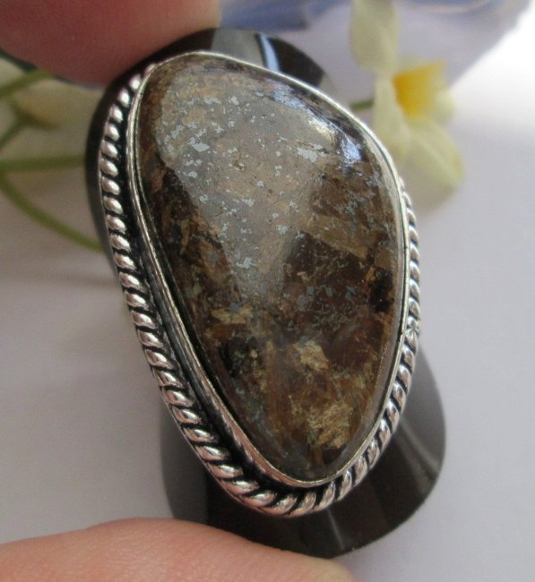 Ring mit Bronzit