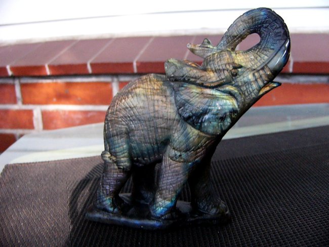 Labardorit Elefant 11cm