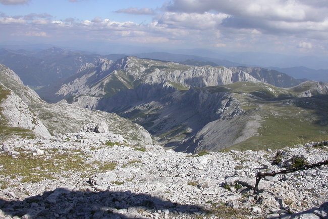Die Abstiegsroute