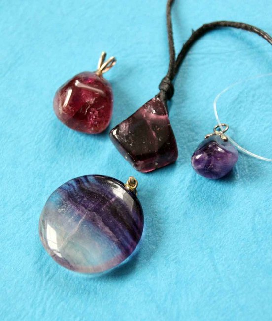 Rubellit, unbekannt, amethyst, Fluorit