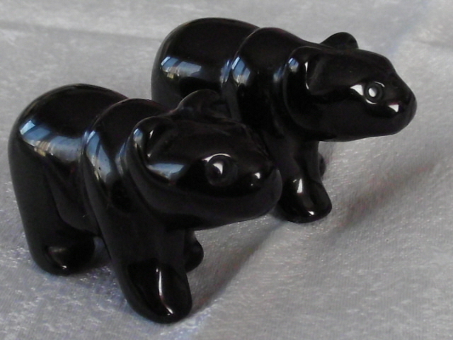 schwarzer Obsidian