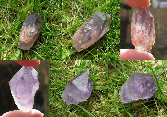 Amethyst Kristallspitzen