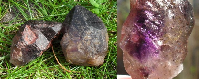 Amethyst Spitzen, dunkel/tintig (Himalaya)