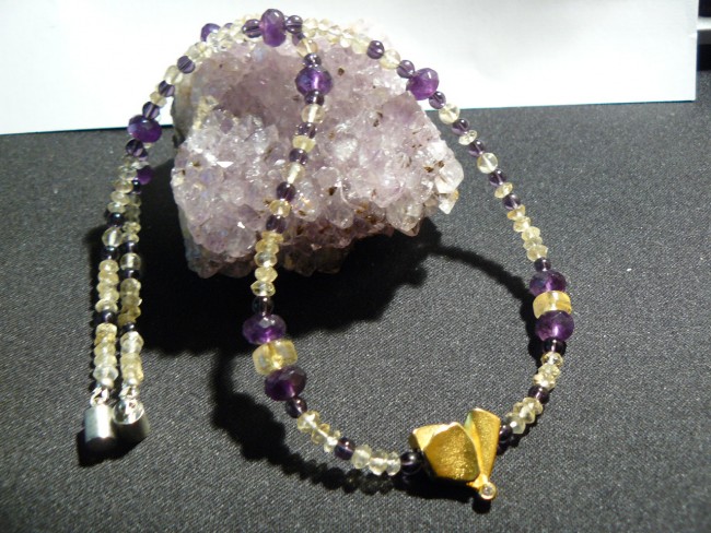 Amethyste und Citrin