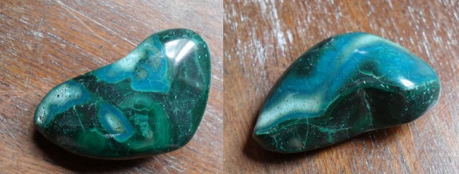 Malachit mit Azurit