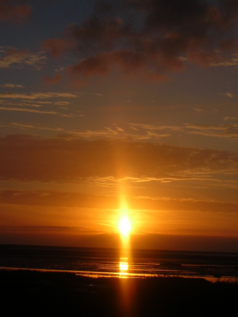 Sonnenuntergang am Meer (muss ja sein...)