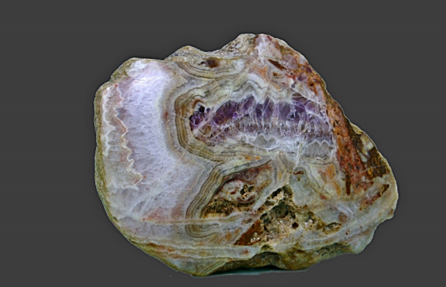 Fundstück Amethyst aus der Müglitz