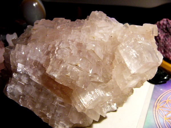 Fluorit Rosa Stufe