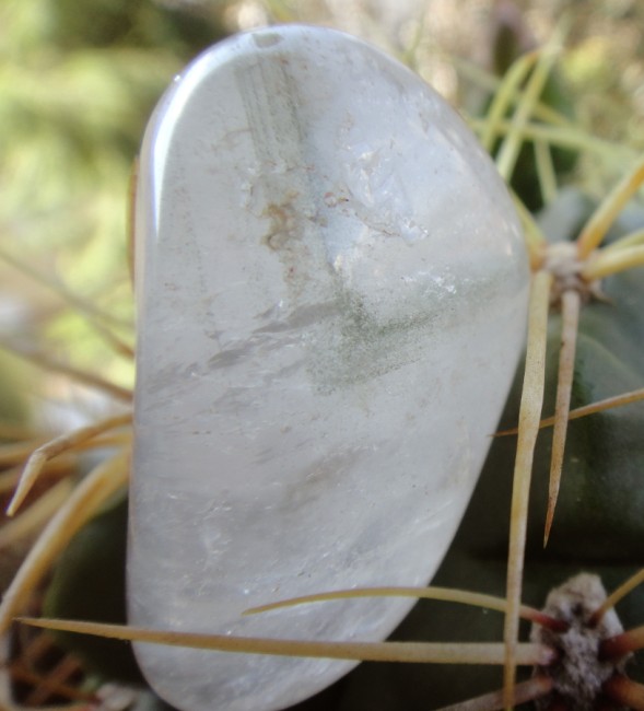 Quarz mit Lodolith Phantom
