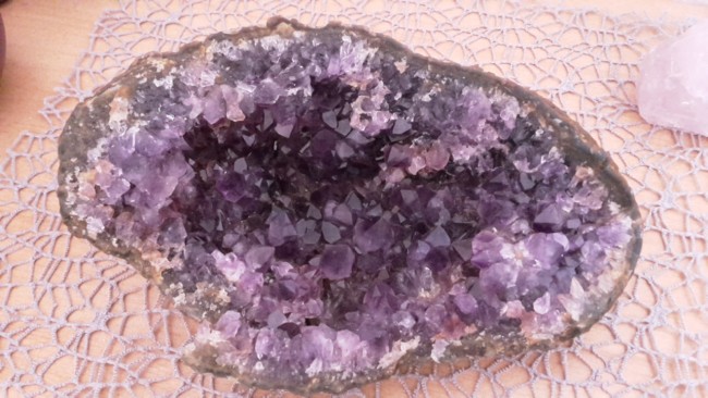 meine neue Amethystdruse