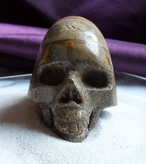 Ammonit, Ammolith, Skull, Kristallschädel