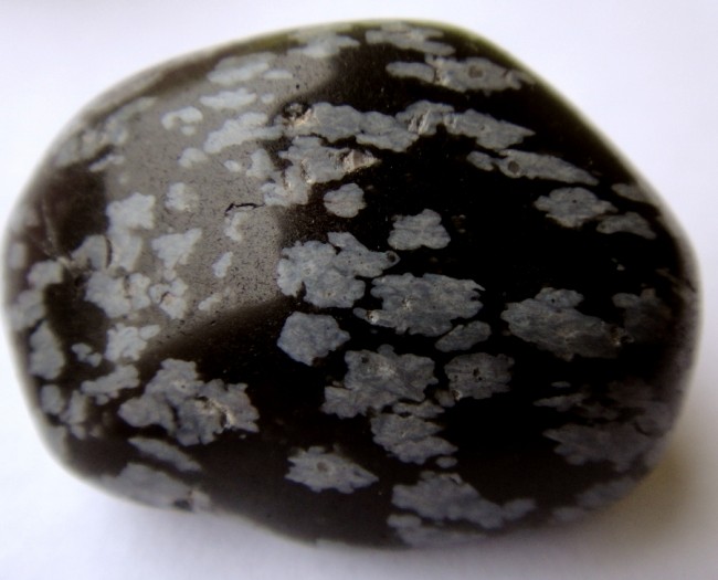 Schneeflockenobsidian