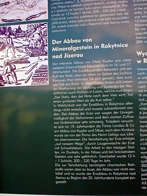 Tafel Altbergbau Rokytnice