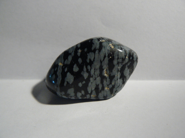 Schneeflocken Obsidian Handschmeichler 3