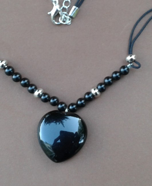 Onyx Herzanhänger