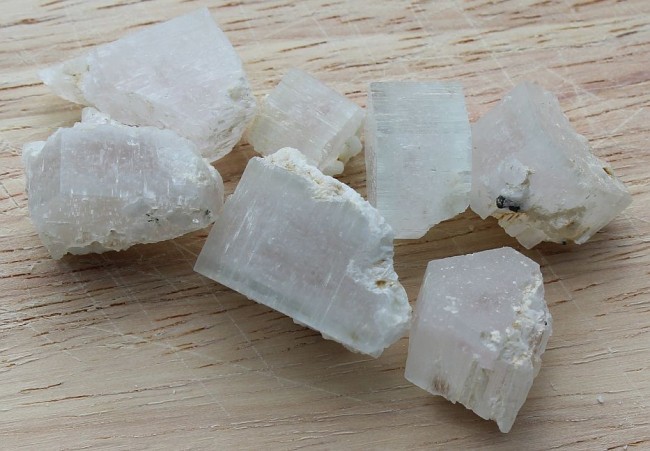 36 Grams Top Quality Aquamarine var Morganite crystals, Lot of 7, Skardu, Pakistan.jpg
