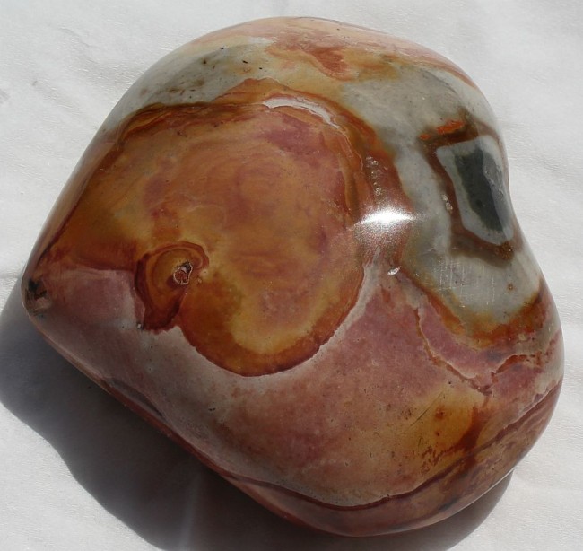 175g Polished POLYCHROME JASPER heart, Madagascar 1.jpg