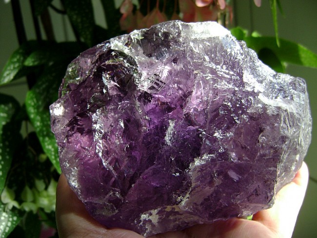 Amethyst - Rohstein- 1,1 kg
