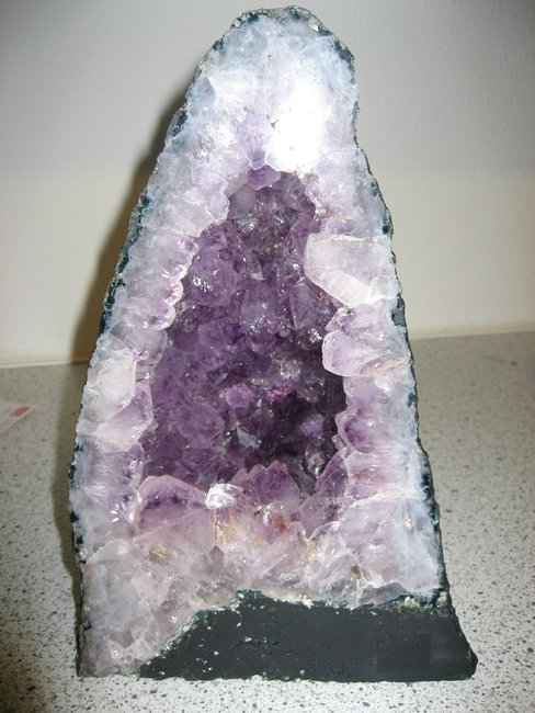 Amethystdruse - käuflich erworben