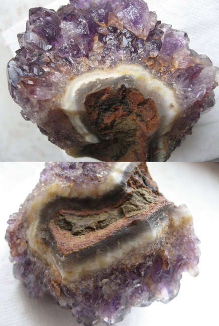 Amethyst Unterseite