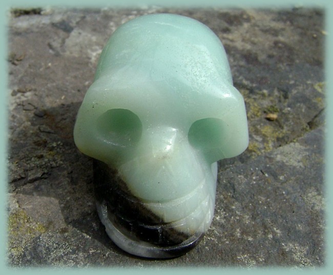 Albit-Amazonit Skull - Brasilien