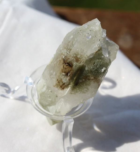 36 g, Brookite Inside Chlorine Quarz, Pakistan.jpg